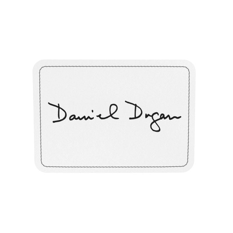 St. Barth Black Leather Pouch